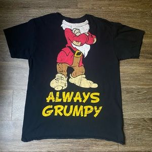DISNEY grumpy dwarf interactive tee